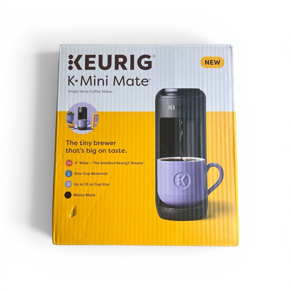 Keurig K-Mini Mate Coffee Maker - Matte Black, NIB